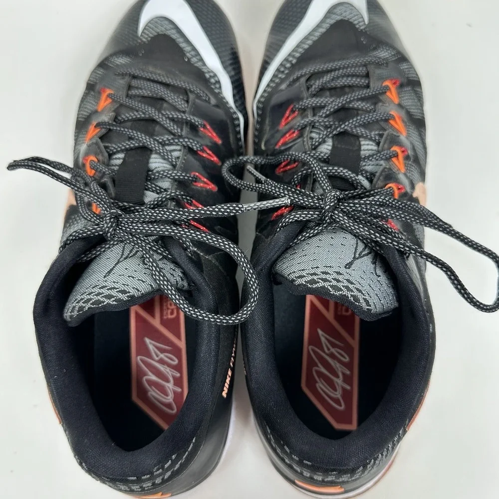 Nike CJ3 Flyweave Trainer Georgia Peach Sneaker  Men's Shoes‎ Size 14 725231-081